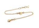 Monats - Geburtssteine Armkettchen Herz 585/000 Gelbgold