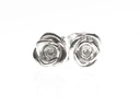 Rosen u. Blätter Ohrstecker Rose